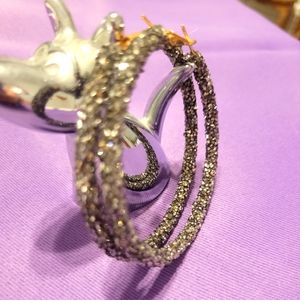 🌺Gold/Black Crystal Earrings🌺